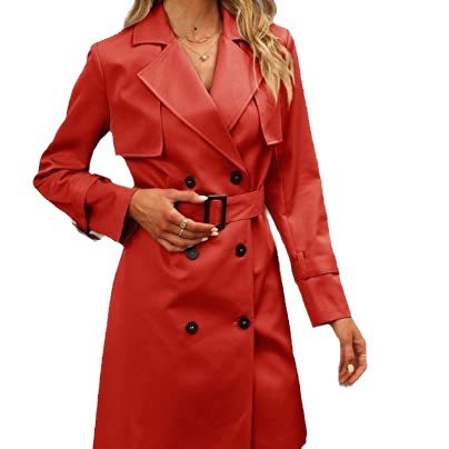 Women's Double Breasted Trench Coat